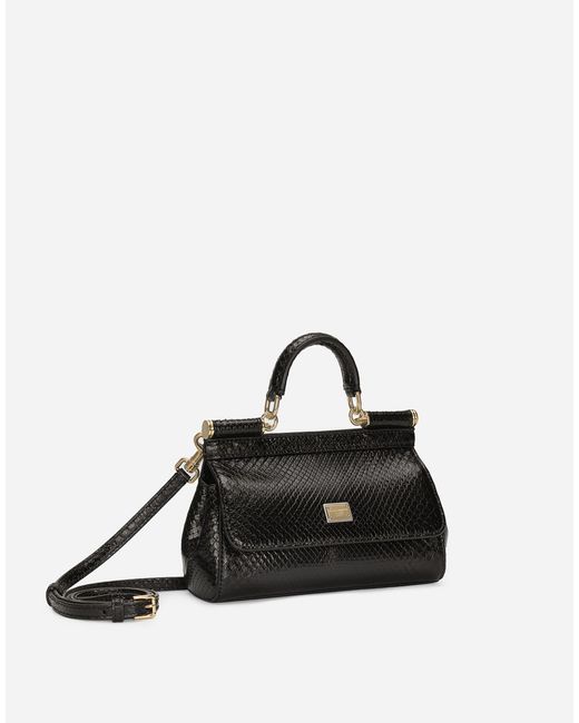 Borsa A Mano Sicily Piccola di Dolce & Gabbana in Black