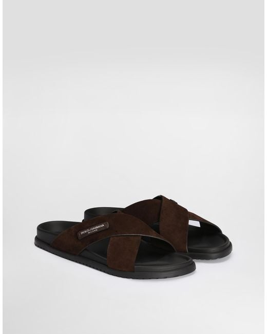 Dolce & Gabbana Multicolor Sandalo for men