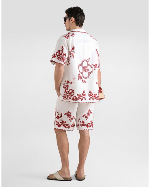 Dolce & Gabbana White Pantalone for men