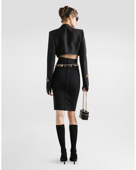 Dolce & Gabbana Black Single-Breasted Jacket