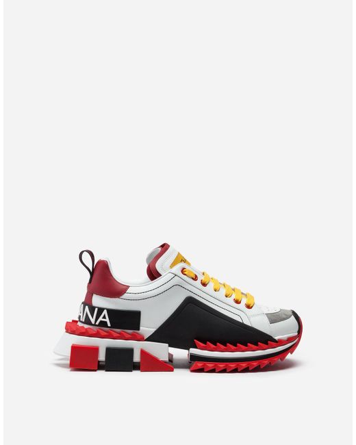 Dolce & gabbana super king multi colored clearance sneakers