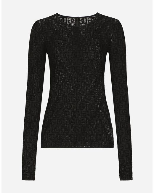 Dolce & Gabbana Tshirt Mlunga Giro Black