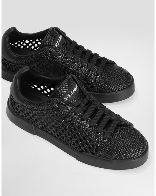 Dolce & Gabbana Black Sneaker Bassa for men