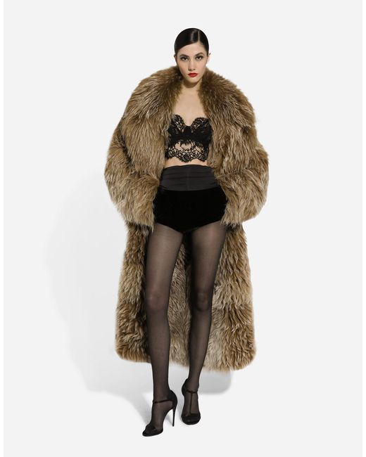 Dolce & Gabbana Black Velvet High-Waisted Tuxedo Trousers