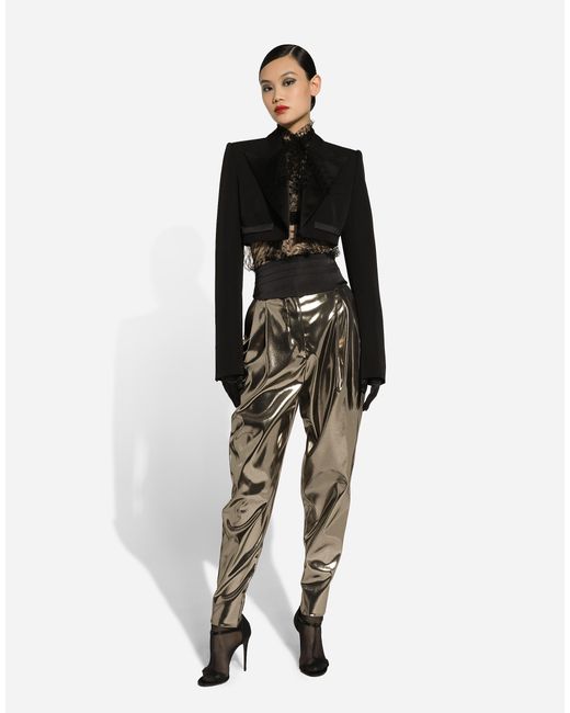 Dolce & Gabbana Black Spencer Tuxedo Jacket