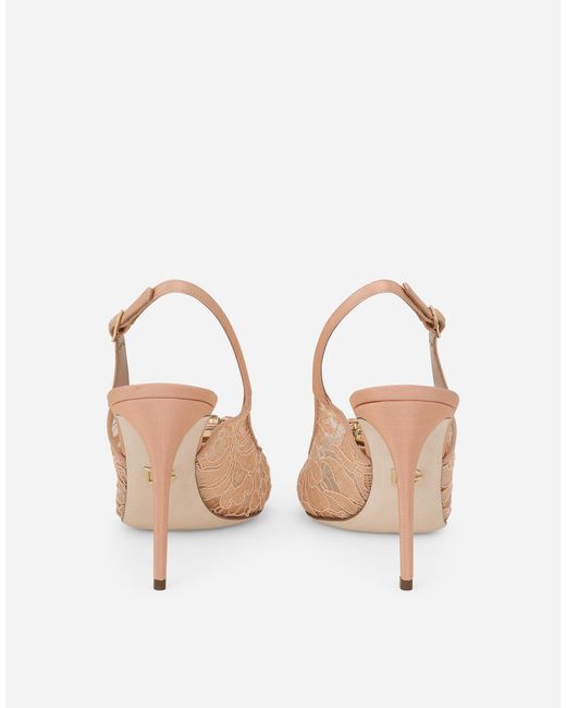 Dolce & Gabbana White Slingback