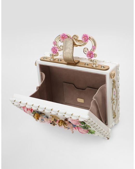 Dolce & Gabbana White Dolce Box Handbag