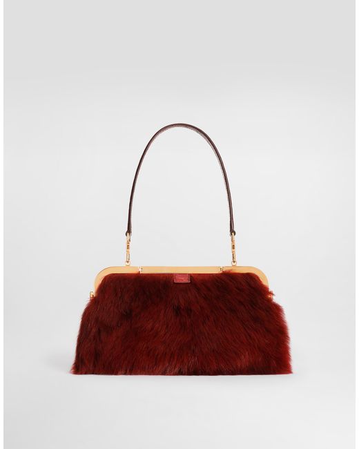 Dolce & Gabbana Red Amanda Handbag