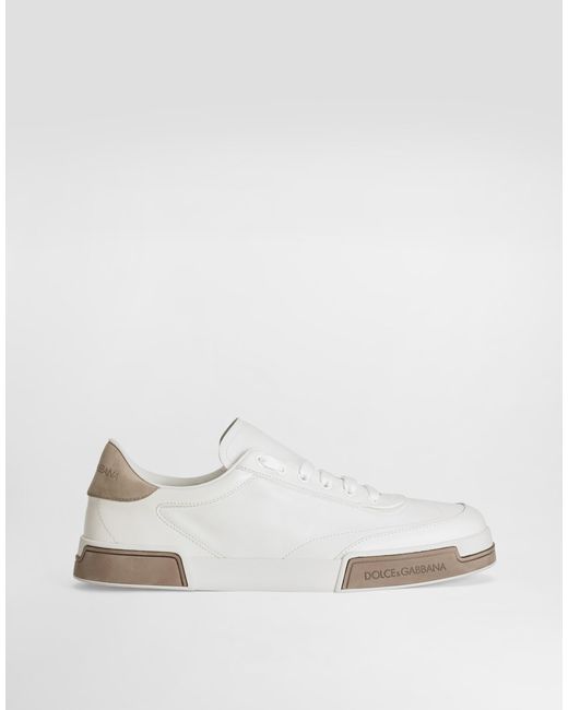 Dolce & Gabbana Schuh Portofino Yacht Aus Kalbsleder in Natural für Herren