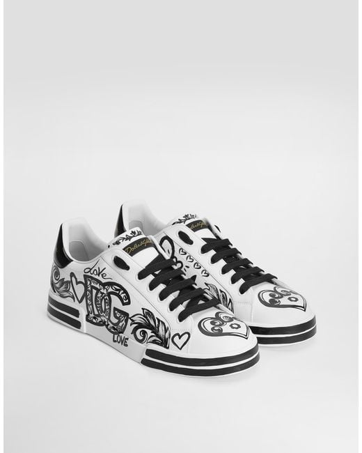 Dolce & Gabbana White Sneaker Bassa