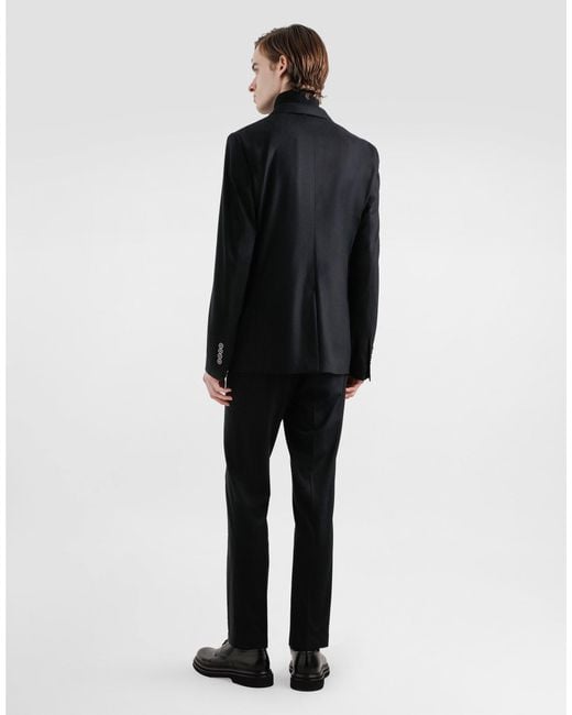 Cashmere Turtleneck Pullover Dolce & Gabbana pour homme en coloris Black