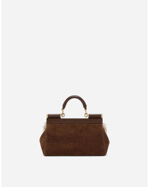 Dolce & Gabbana White Small Sicily Handbag