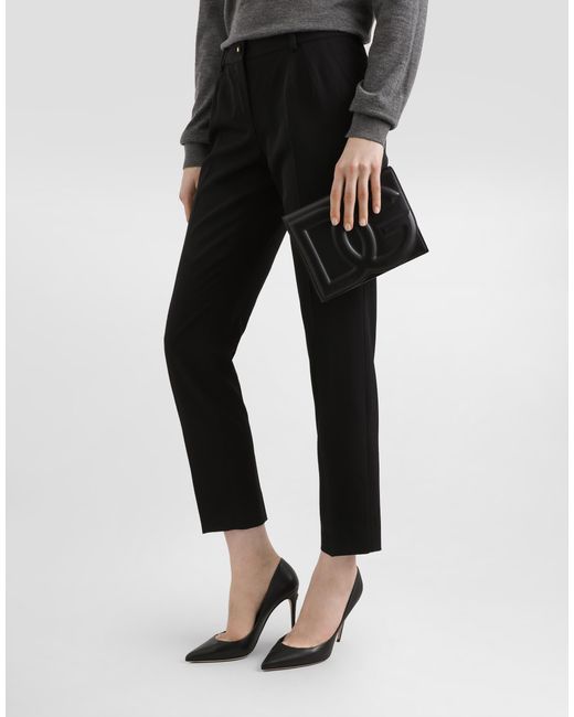 Dolce & Gabbana クロスボディバッグ ロゴ カーフスキン Black