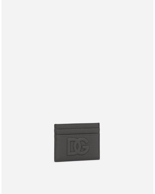 Dolce & Gabbana White Dg Logo Card Holder for men
