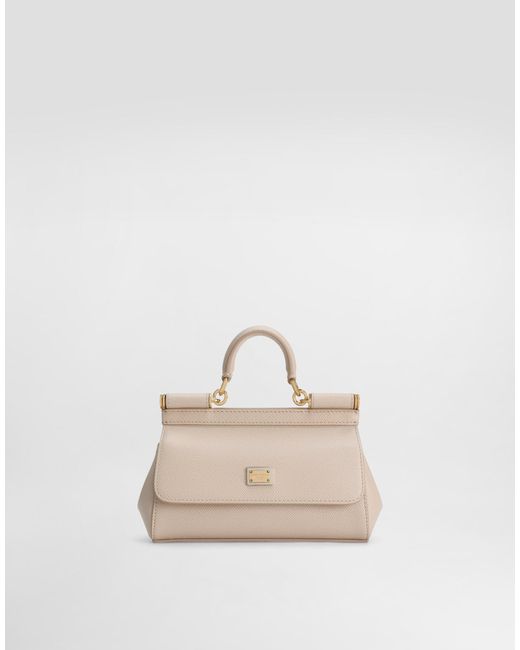 Dolce & Gabbana Natural Henkeltasche Sicily klein