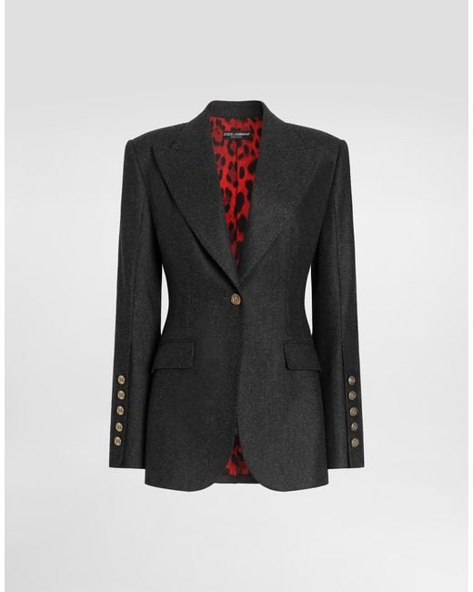 Dolce & Gabbana Black Turlington Single-Breasted Jacket