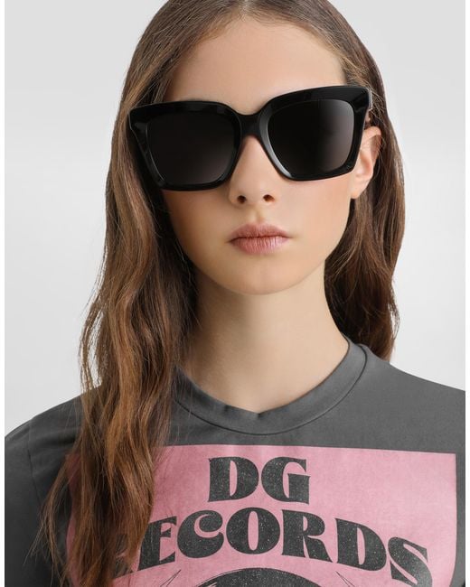 Dolce & Gabbana Pink Jersey T-Shirt With Print