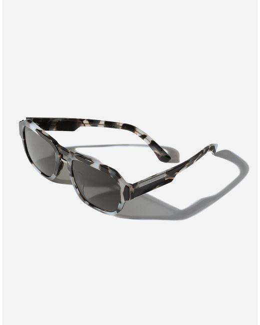 メンズ Dolce & Gabbana 「ミラーロゴ」 サングラス Gray