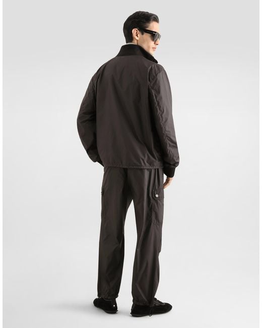 Dolce & Gabbana Black Lightly Padded Nylon Jacket� for men