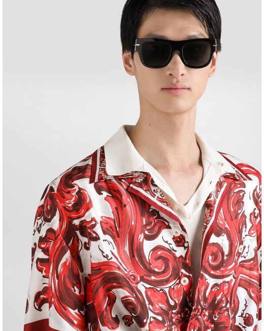 Dolce & Gabbana Red Camicia for men