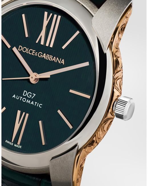 Dolce & Gabbana Gray Dg7 Gattopardo Watch for men