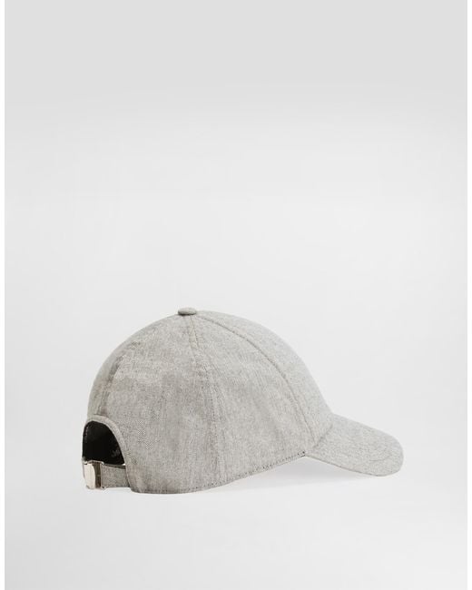 Dolce & Gabbana Baseballkappe Mit Logo-Patch in White für Herren