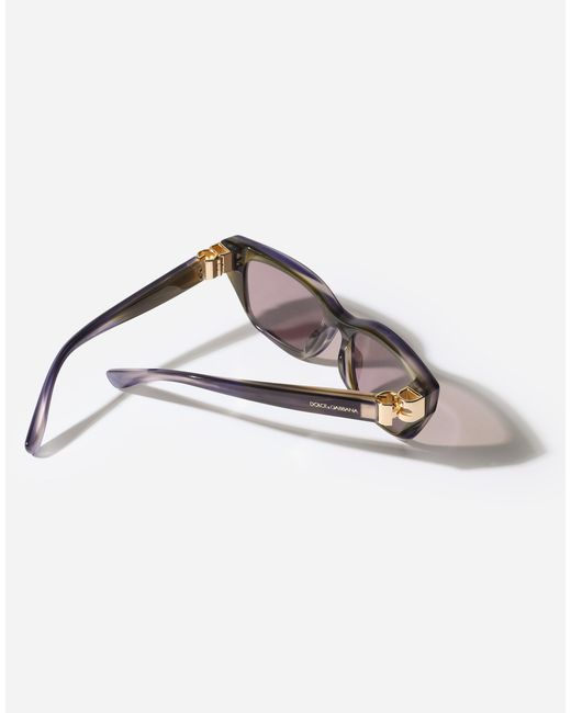 Dolce & Gabbana Purple Dg Hinge Sunglasses