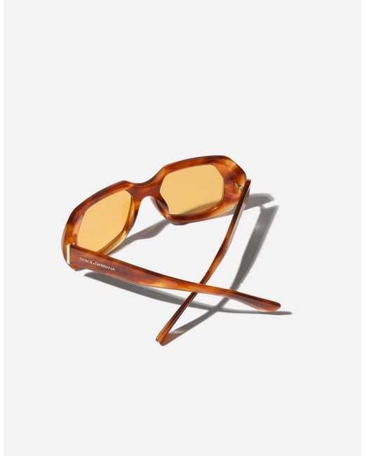 Dolce & Gabbana Orange M's Fashion Showsunglasses for men