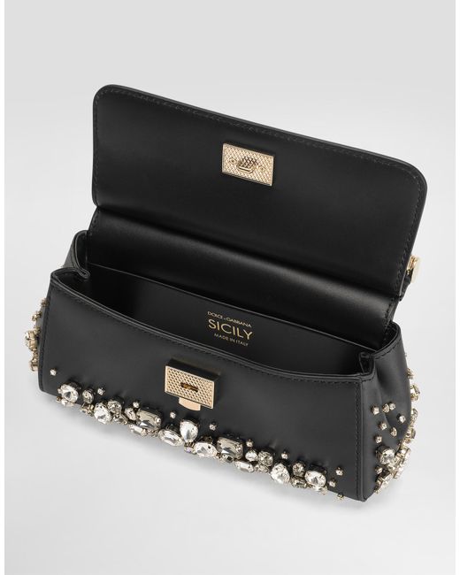 Borsa A Mano Sicily Piccola di Dolce & Gabbana in Multicolor