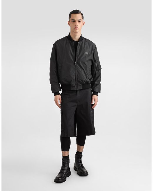 Dolce & Gabbana Cargo-Bermudas Aus Baumwolle in White für Herren