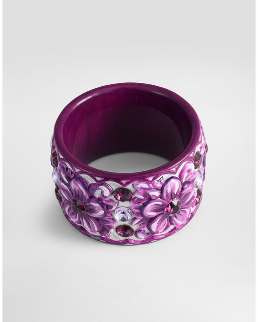 Dolce & Gabbana Majolica Bracelet Purple