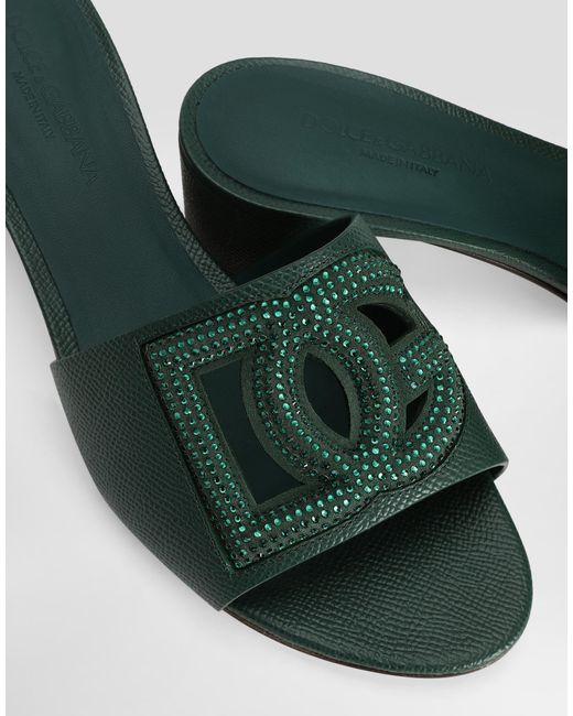 Dolce & Gabbana Green Mule