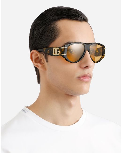 Dolce & Gabbana Natural Dg Griffe Sunglasses