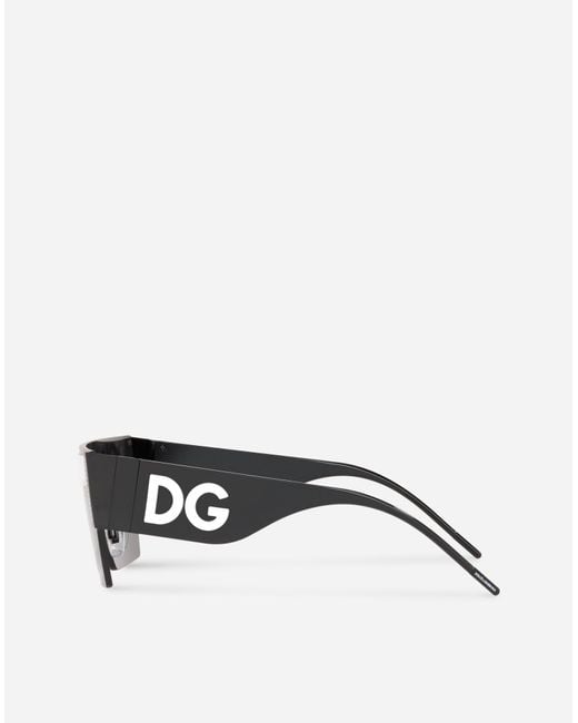 Dolce & Gabbana Gray Dg Logo Sunglasses for men