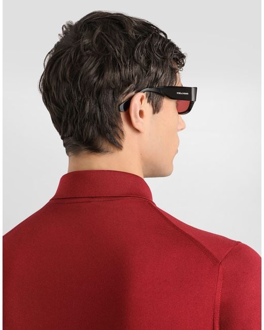 Dolce & Gabbana Red Polo M/C for men