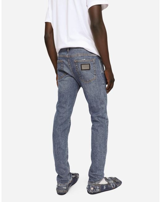メンズ Dolce & Gabbana Pantalone Blue