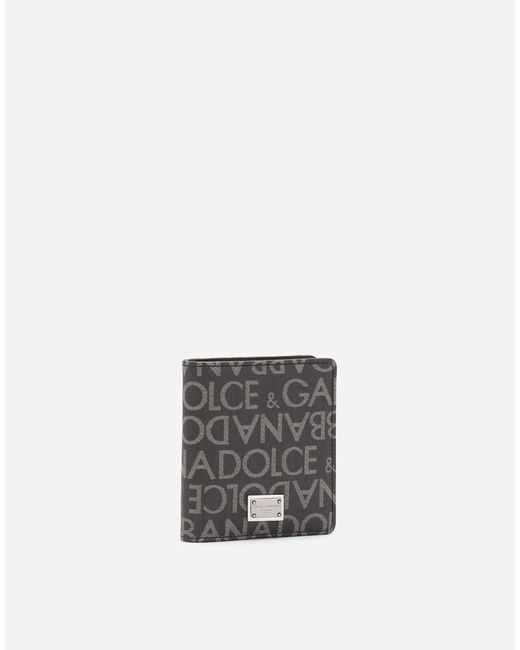 Portacarte Bifold di Dolce & Gabbana in White da Uomo