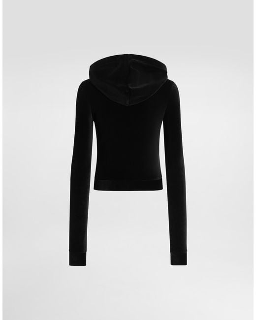 Sweat-Shirt En Chenille Dolce & Gabbana en coloris Black