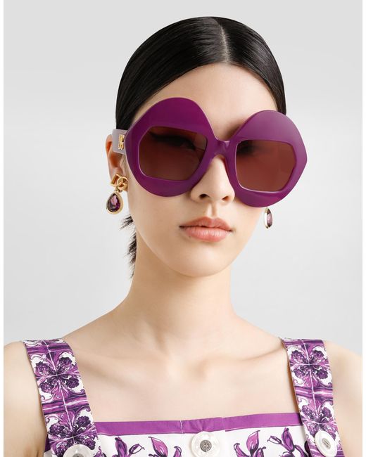 Dolce & Gabbana Logo Clip Earrings Metallic