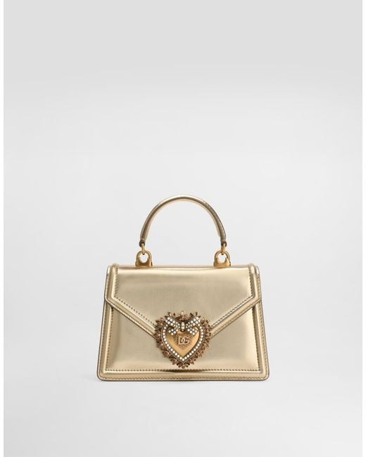 Dolce & Gabbana Yellow Small Devotion Bag