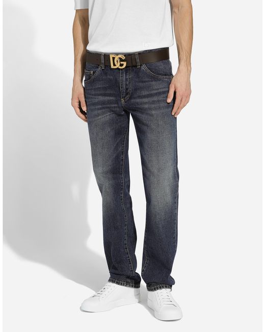 Dolce & Gabbana Black Belts for men