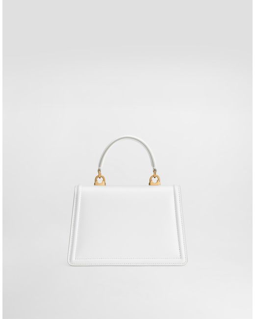 Dolce & Gabbana White Medium Devotion Bag