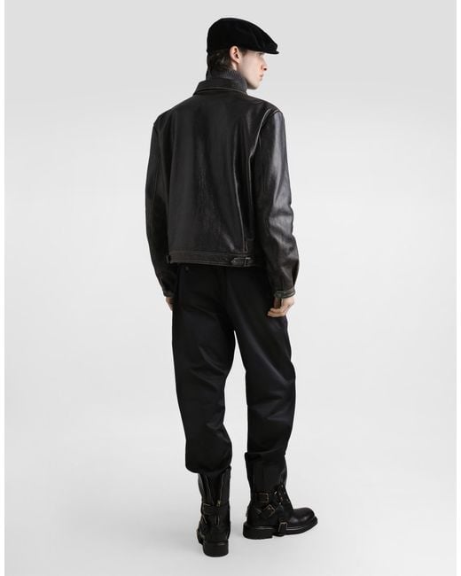 メンズ Dolce & Gabbana Wool Turtleneck With Embroidery Black