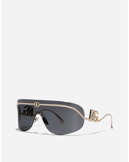 Dolce & Gabbana Gray Statement Sunglasses