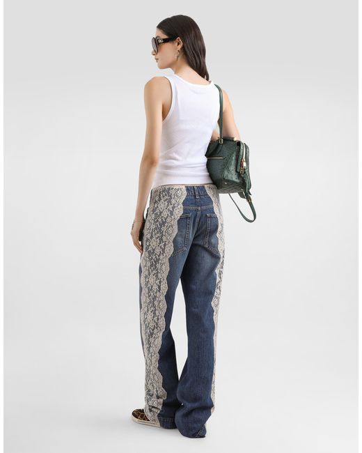 Dolce & Gabbana Blue 5-Pocket Denim Trousers