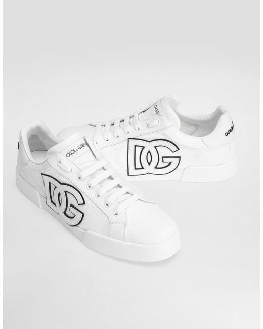 Dolce & Gabbana White Portofino Sneakers for men