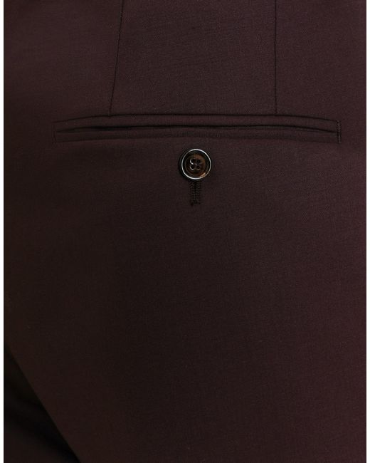 Dolce & Gabbana Multicolor Virgin Wool Trousers for men