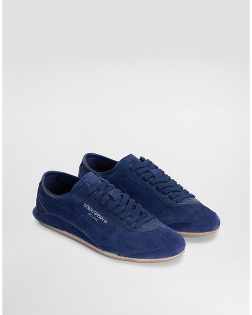 Dolce & Gabbana Blue Suede Lipari for men