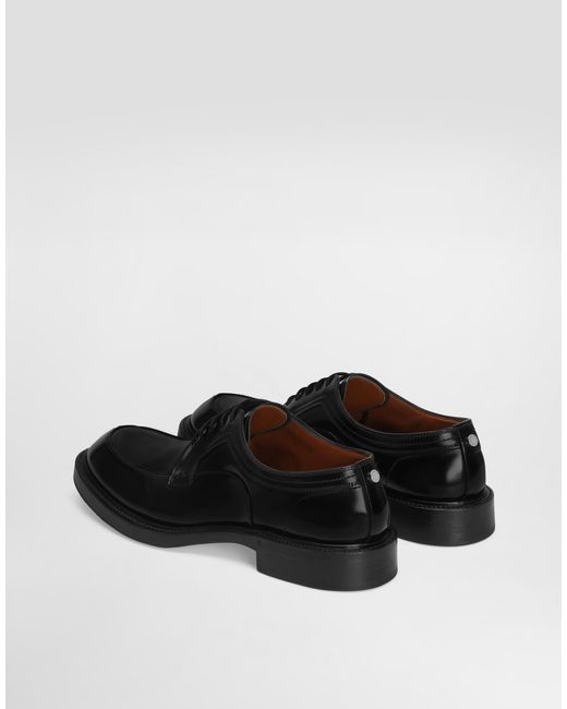 Dolce & Gabbana White Calfskin Derby Shoes for men