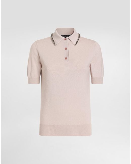 Dolce & Gabbana Natural Polo Manica Corta